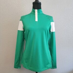 Chestnut Bay SkyCool Sun Shirt Green XL Equestrian UV50+ Cooling Stretch NWOT‎